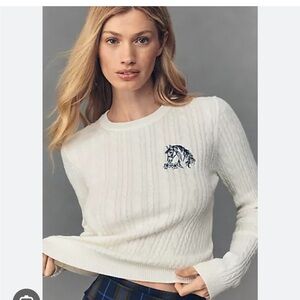 Mave Anthropologie  Cable Knit Sweater